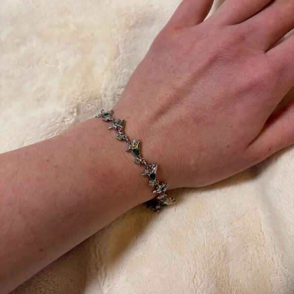 Vintage Handmade Silver Bracelet - Picture 3 of 4